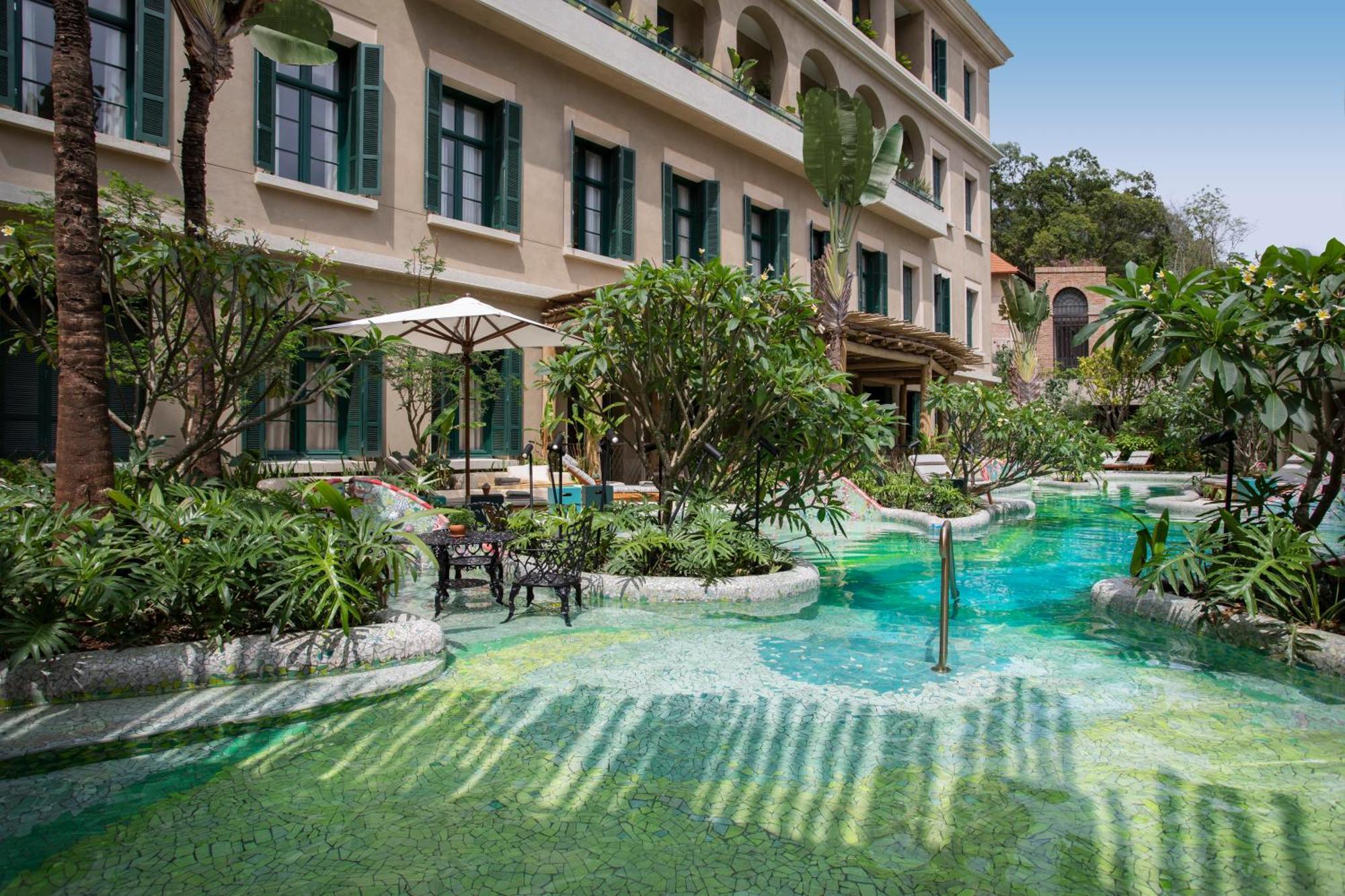 Rosewood Sao Paulo Hotel Екстериор снимка The hotel's pool